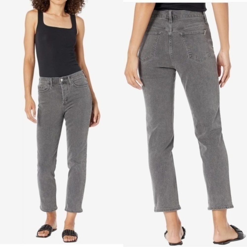 NWT Joes Jeans The Scout Mid Rise Slim Boyfriend in grey/black color size 25
